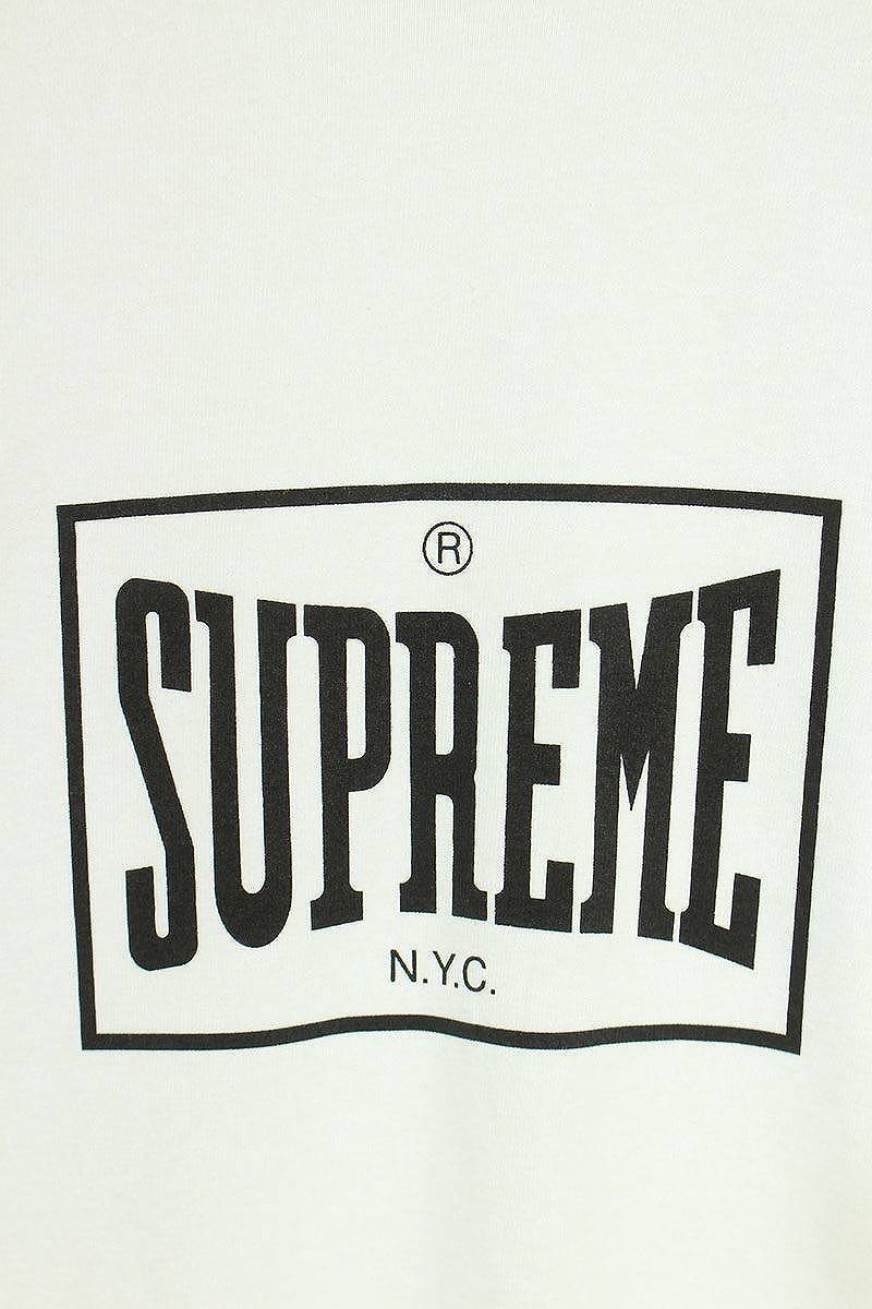 シュプリーム SUPREME 23AW Warm Up Tee サイズ:L ウォームアップロゴTシャツ 中古 OM10_画像4
