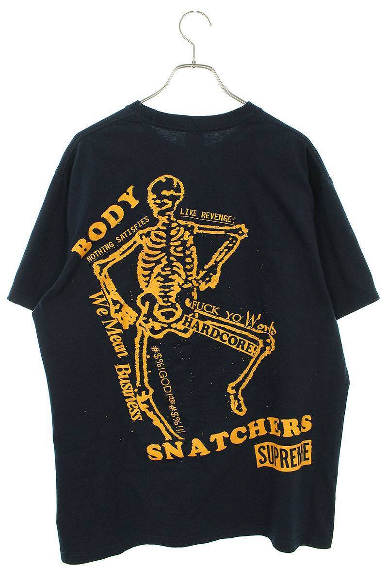 シュプリーム SUPREME 23SS Body Snatchers Tee サイズ:L ボックスロゴバックスカルプリントTシャツ 中古 SB01_画像2