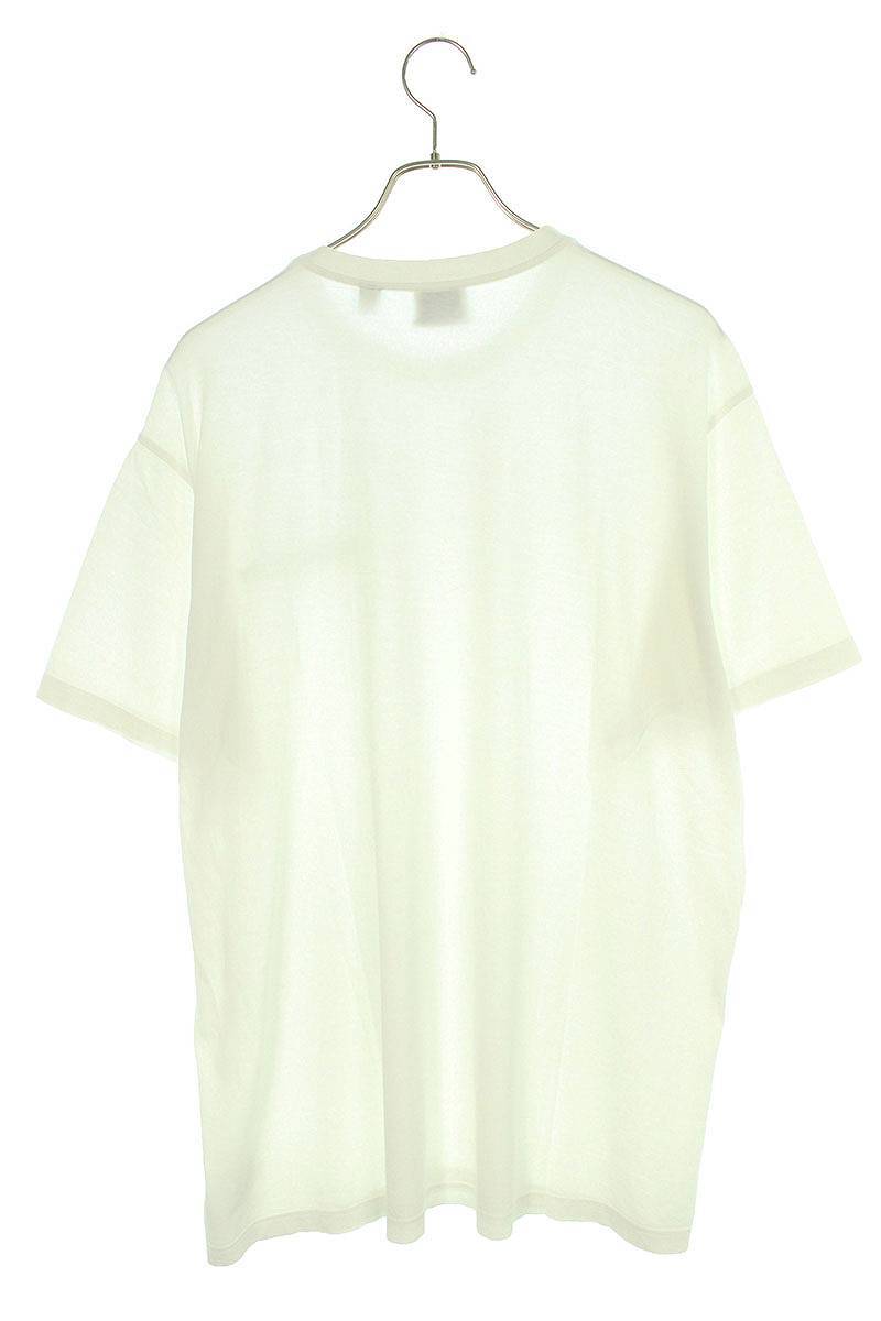 バーバリー Burberry 4558766 サイズ:L ロゴプリントTシャツ 中古 OM10_画像2