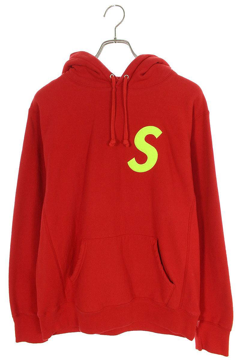 シュプリーム SUPREME 19AW S Logo Hooded Sweatshirt サイズ:M Sロゴパーカー 中古 OM10