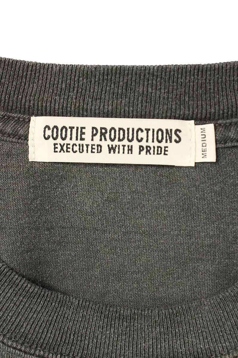 クーティー COOTIE サイズ:M ウォッシュド加工ロゴプリントオーバーサイズTシャツ 中古 BS99_画像3