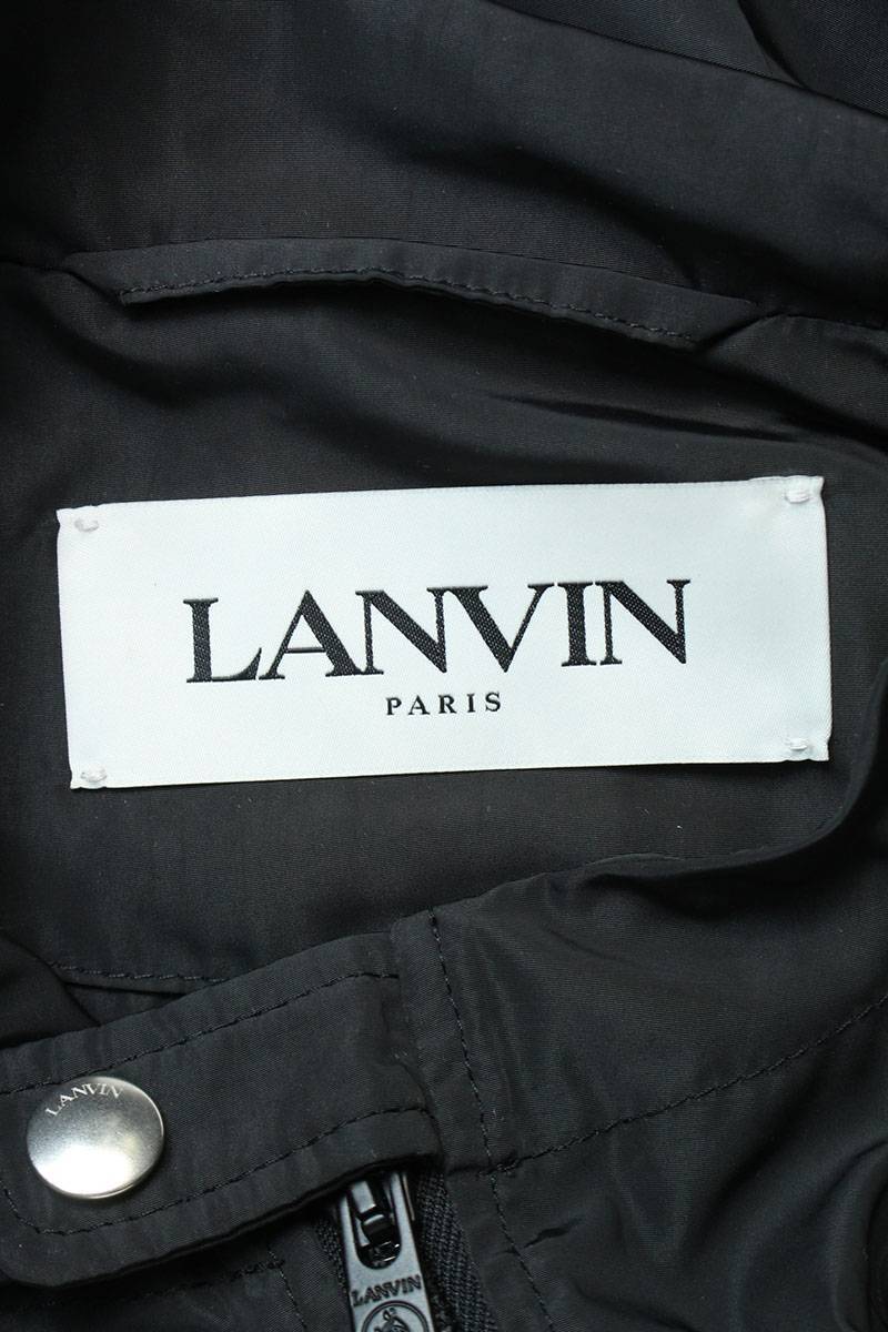 ランバン LANVIN 22SS RM-JAG038-4825 サイズ:M ロゴ刺繍スプラッタープリントアノラックブルゾン 中古 SB01_画像3