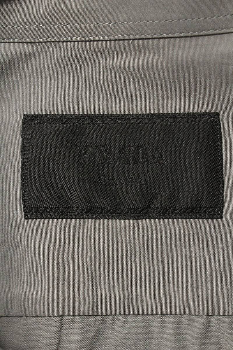  Prada PRADA 24SS SC766 размер :M принт дизайн большой размер рубашка с длинным рукавом новый старый товар SS13
