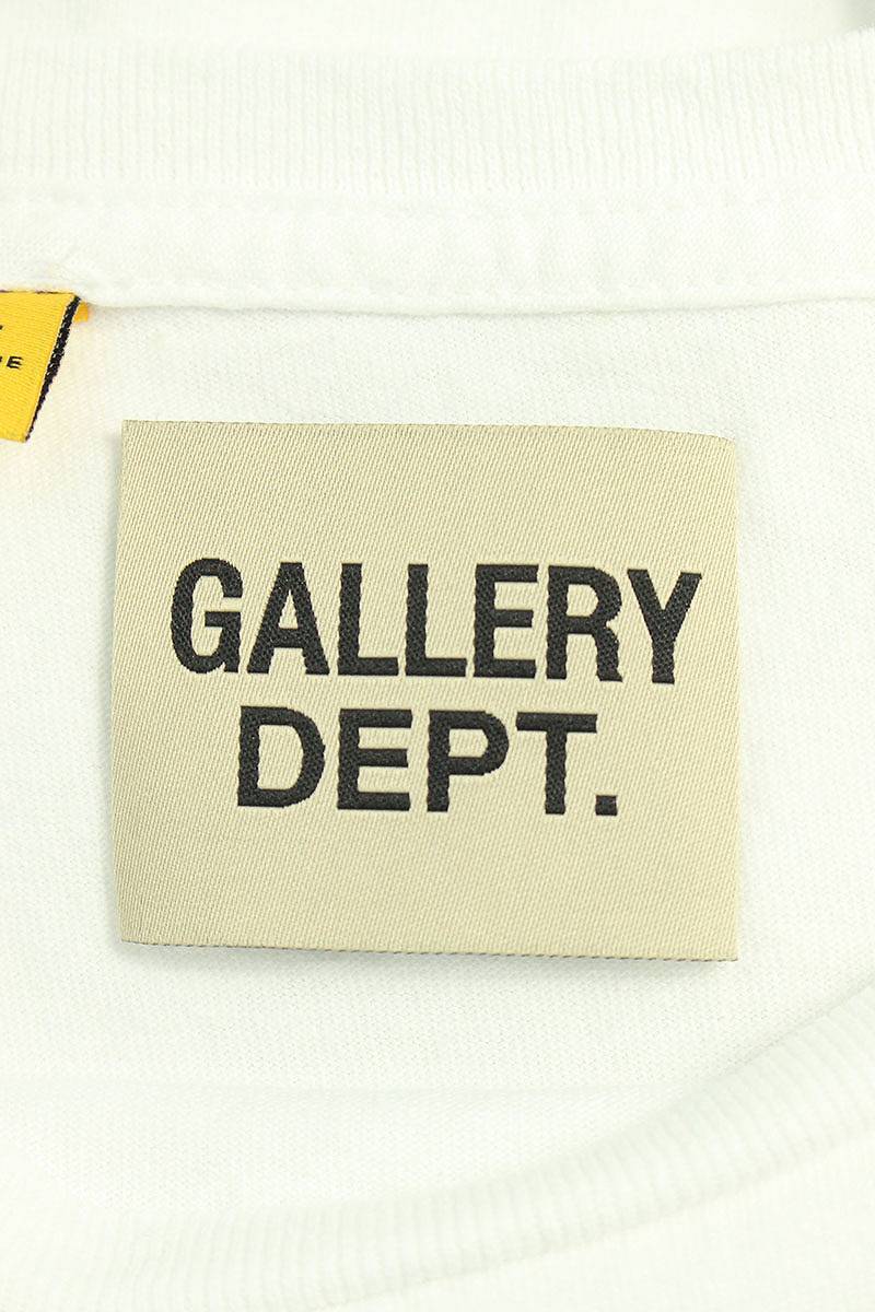 ギャラリーデプト GALLERY DEPT 24SS VST1030 WHITE サイズ:L ロゴプリントTシャツ 新古品 FK04_画像3