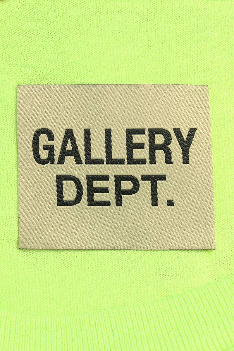 ギャラリーデプト GALLERY DEPT 24SS VST1047 LIMEGREEN サイズ:XXL ロゴプリントTシャツ 新古品 SB01_画像3