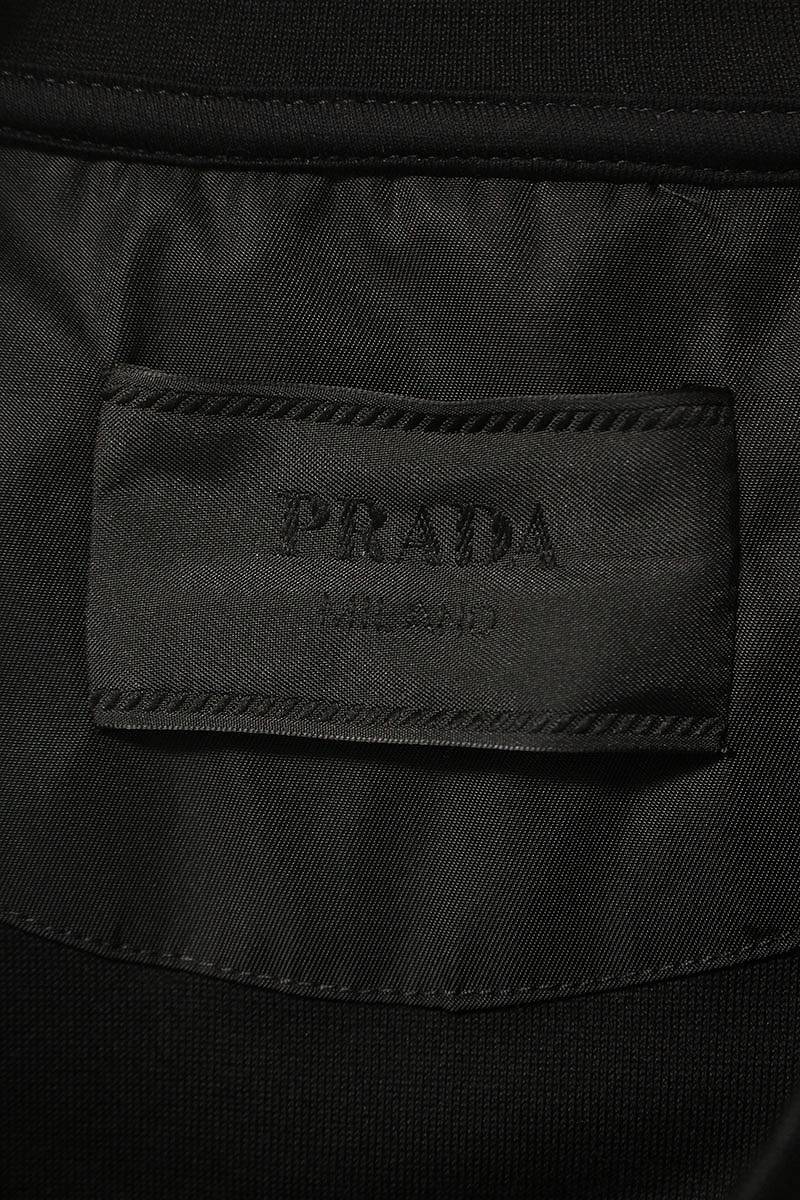 プラダ PRADA 24SS UJL30A サイズ:M ロゴプレート ナイロン切替スウェット 新古品 SS13_画像3