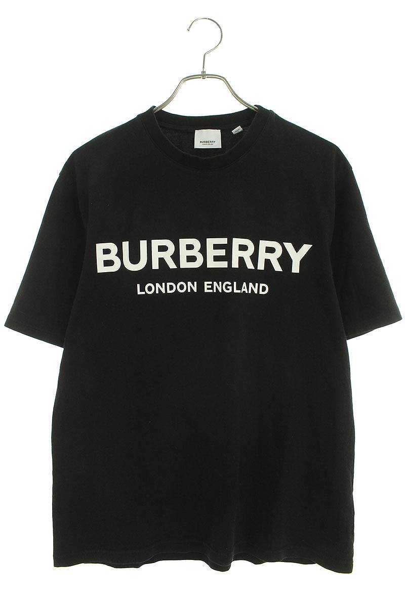 バーバリー Burberry 8026016 サイズ:S ロゴプリントオーバーサイズTシャツ 中古 OM10_画像1