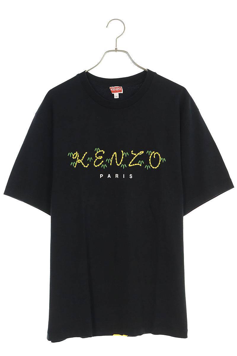 ケンゾー KENZO FC55TS407CSL サイズ:XL ロゴプリントTシャツ 中古 BS99_画像1