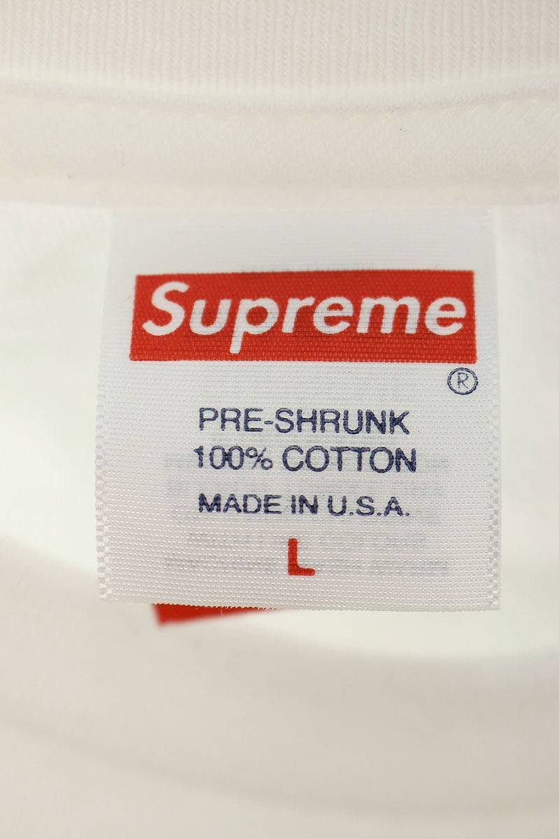 シュプリーム SUPREME 24SS Paint Tee サイズ:L バックペイントTシャツ 中古 OM10_画像3