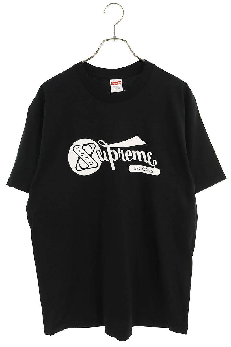 シュプリーム SUPREME 24SS Records Tee サイズ:L シュプリームレコードロゴプリントTシャツ 中古 OM10_画像1