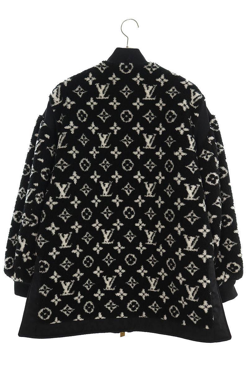  Louis Vuitton LOUISVUITTON 24SS RW241WW GP1 FQJA12 size :34 monogram fleece Zip up blouson used BS99