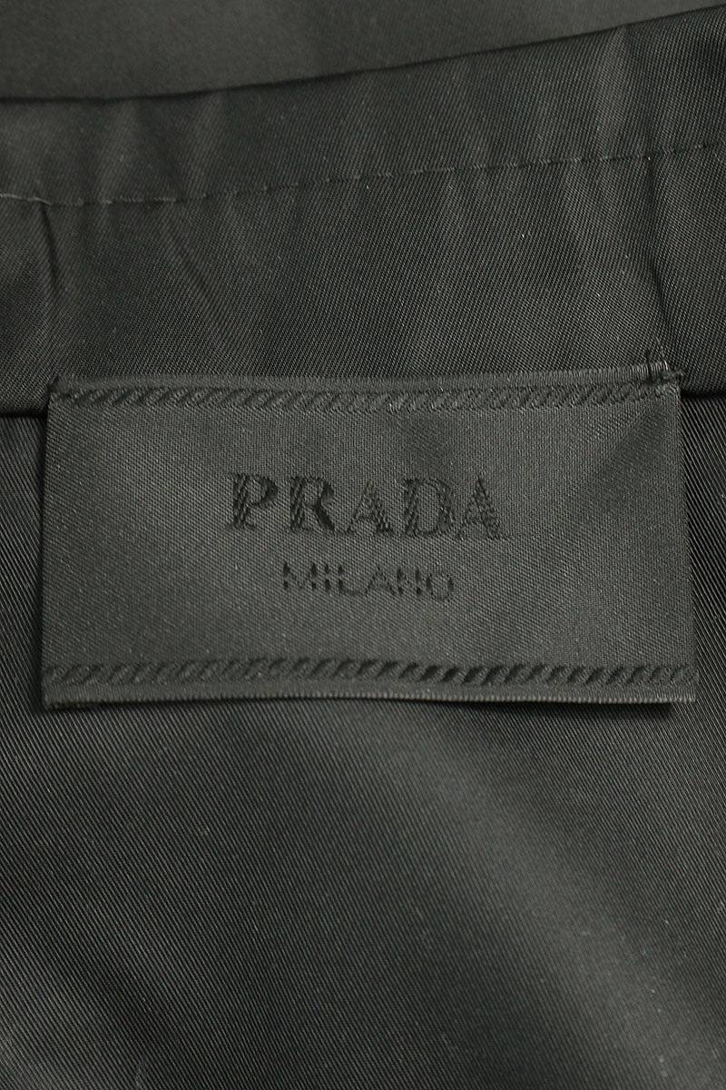 プラダ PRADA SC449 S182 1WQ8 サイズ:XL Re-Nylon 三角ロゴプレート半袖シャツ 中古 SB01_画像3