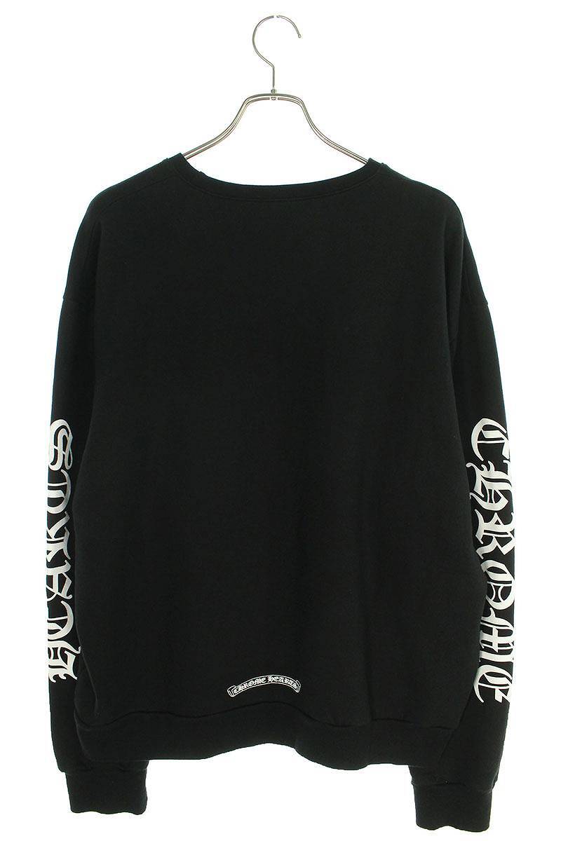 クロムハーツ Chrome Hearts SWTSHRT PLVR サイズ:M ネックロゴプリントスウェット 中古 SS07_画像2