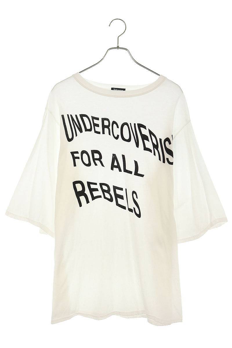 アンダーカバイズム UNDERCOVERISM 23SS UI1C4810-3 サイズ:2 ロゴプリントTシャツ 中古 BS99_画像1