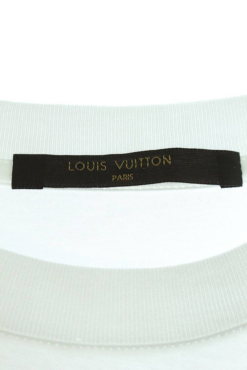 ルイヴィトン LOUISVUITTON 14SS RM141M H5JR13JEZ サイズ:XS フロントプリントTシャツ 中古 SB01_画像3