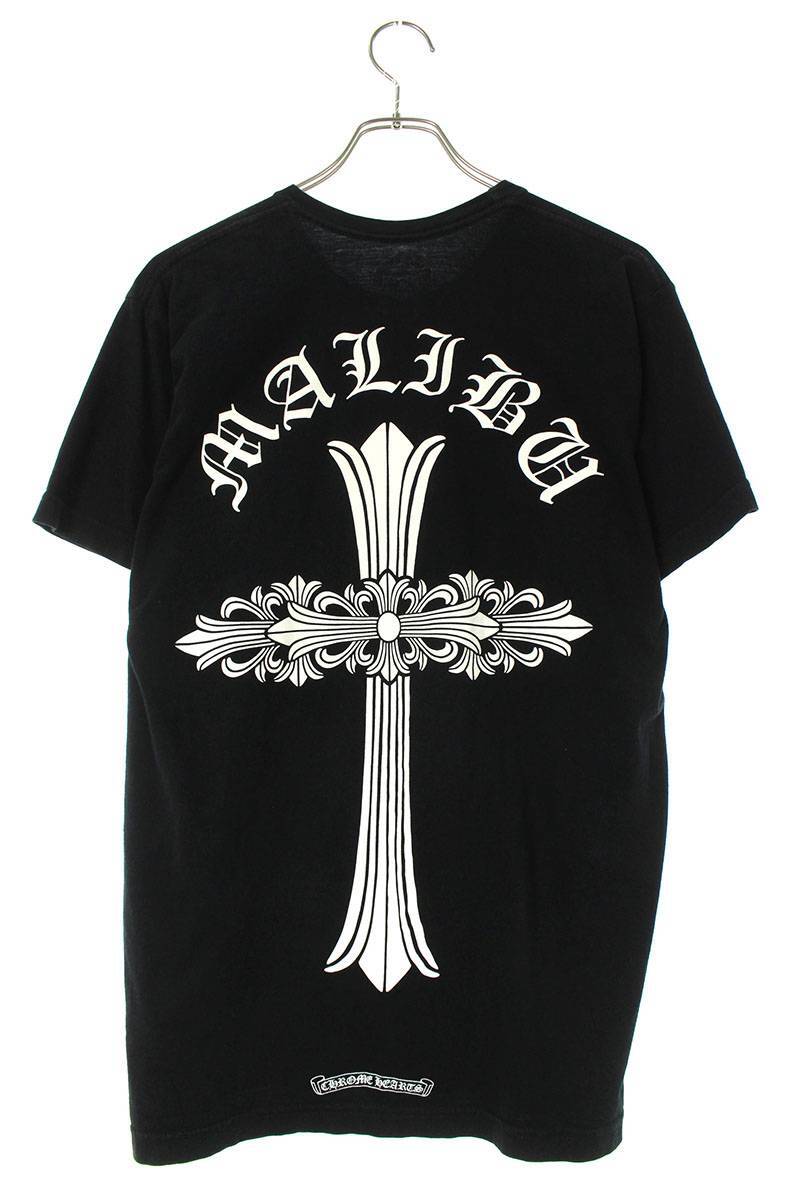 クロムハーツ Chrome Hearts CH T-SHRT LTD サイズ:L マリブ限定クロスバックプリントTシャツ 中古 GZ11_画像2