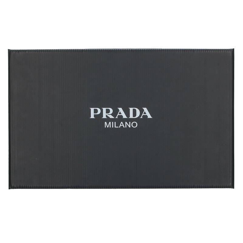 プラダ PRADA 2EE364 サイズ:6 三角ロゴプレートダウンタウンレザースニーカー 中古 SB01_画像5