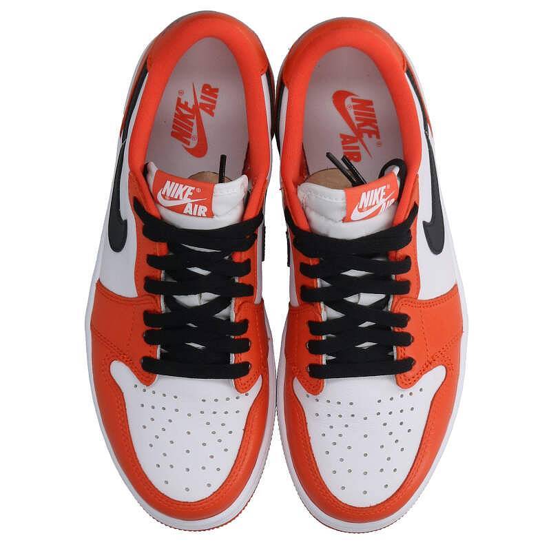 ナイキ NIKE AIR JORDAN 1 LOW OG STARFISH CZ0790-801 サイズ:26.5cm エアジョーダン1ロースターフィッシュスニーカー 中古 BS99_画像4