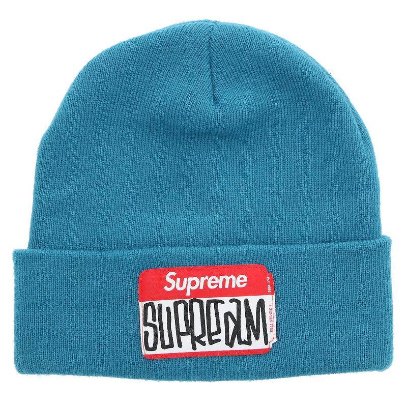 シュプリーム SUPREME 21AW Gonz Nametag Beanie ゴンズネームタグニット帽 中古 BS99_画像1