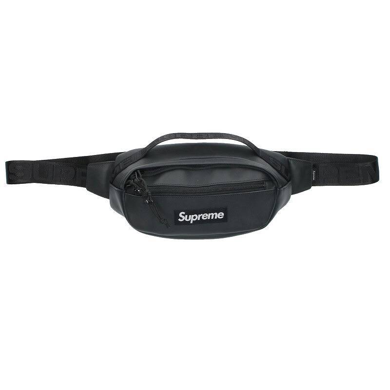 シュプリーム SUPREME 23AW Leather Waist Bag ボックスロゴレザーウエストバッグ 中古 OM10_画像1