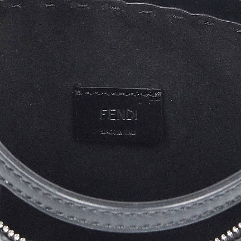 フェンディ FENDI 7VA547 ロゴ型押しレザーショッパースモールショルダーバッグ 中古 BS55_画像3