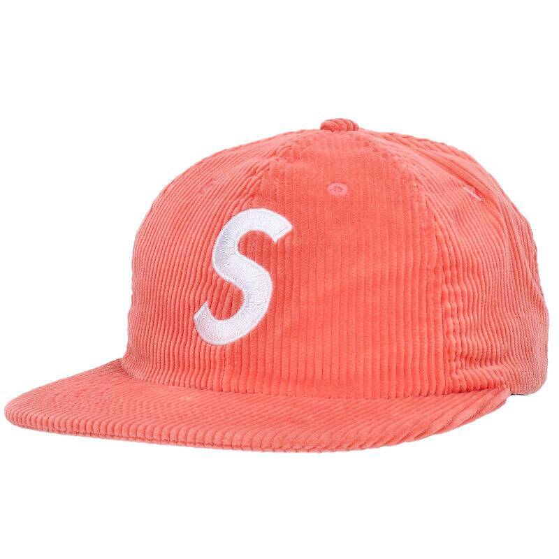 シュプリーム SUPREME 17SS Corduroy S Logo 6 Panel Cap コーデュロイ Sロゴ 6パネルキャップ 中古 BS99_画像1