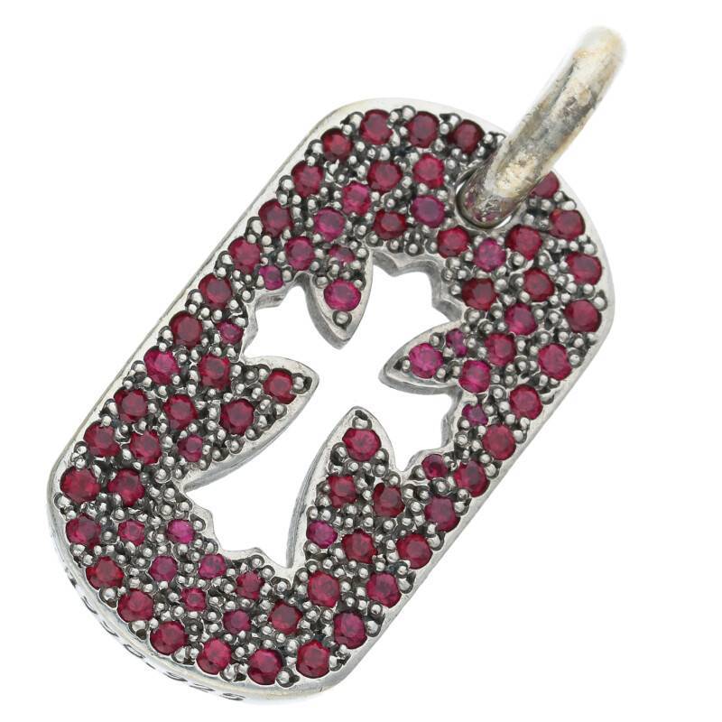 【新品、本物、当店在庫だから安心】 クロムハーツ 132300円 Chrome P/P CRS CO SML D/TAG Hearts ペンダントトップ、チャーム