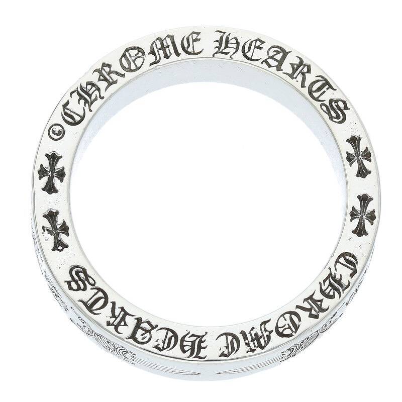 クロムハーツ Chrome Hearts 6mm SPACER DAGGER/6mmスペーサーダガー サイズ:22号 シルバーリング 中古 OM10_画像3