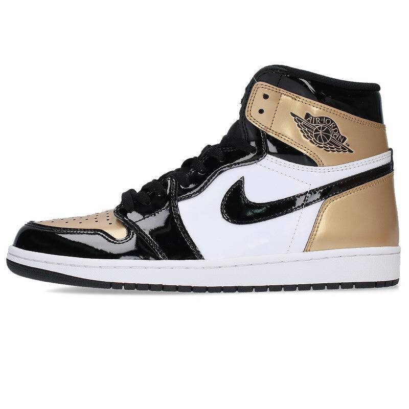 ナイキ NIKE AIR JORDAN 1 RETRO HIGH OG NRG GOLD TOE 28cm エアジョーダン1スニーカー 中古 BS55_画像1