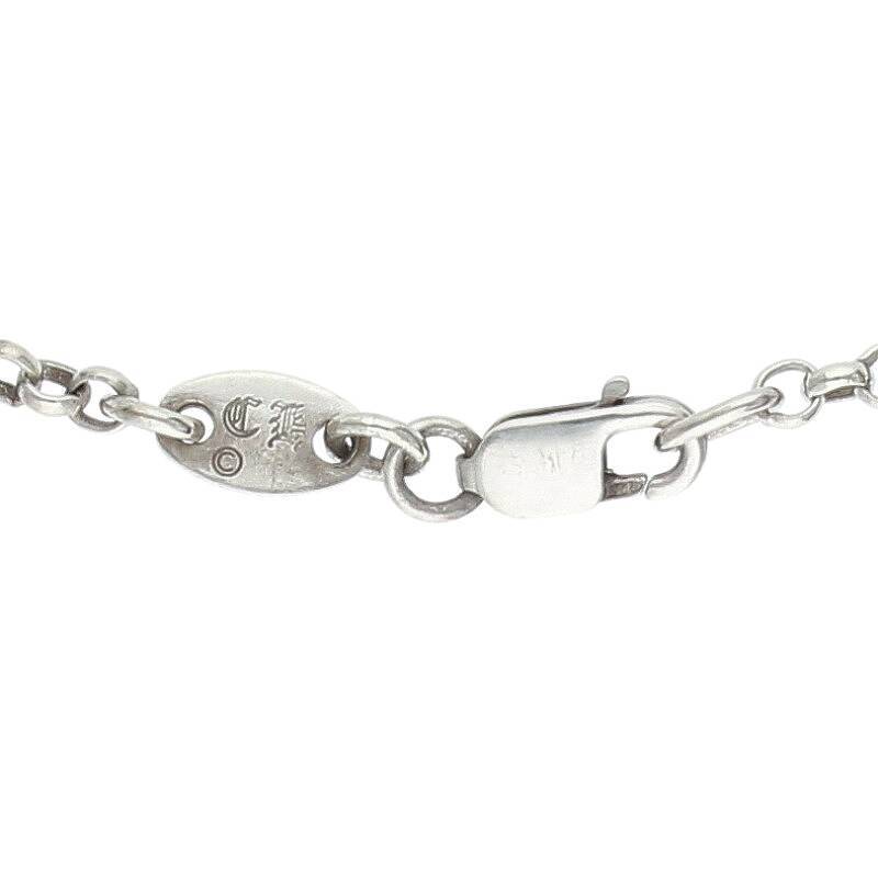 クロムハーツ Chrome Hearts NECKCHAIN R18/ロールチェーン18inch サイズ:18inch シルバーネックレス 中古 SJ02_画像3