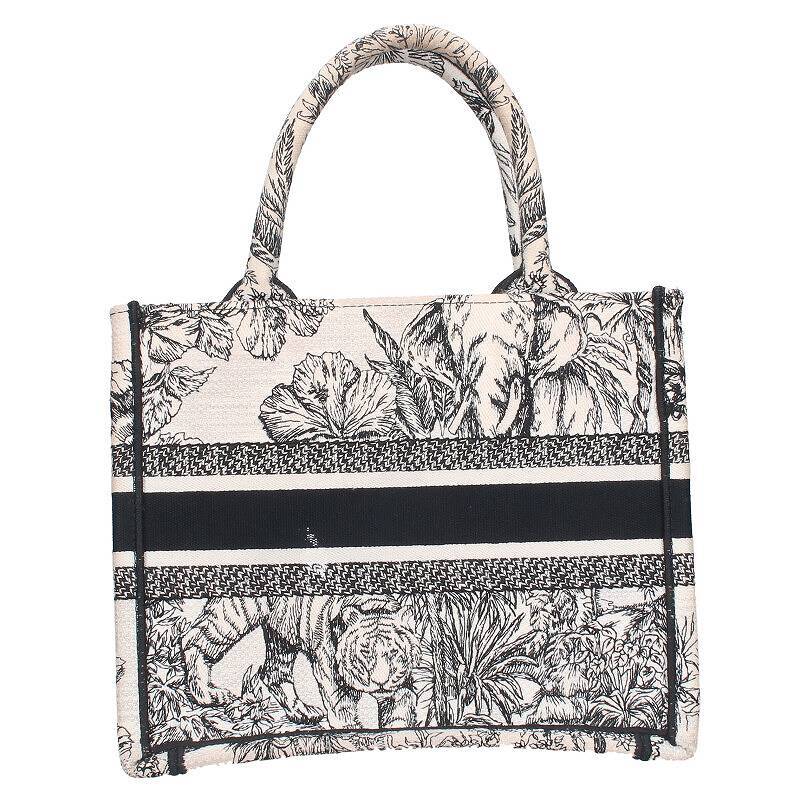 ディオール DIOR BOOK TOTE/ブックトート サイズ:S リバース トワル ドゥ ジュイトートバッグ 中古 SS13_画像2