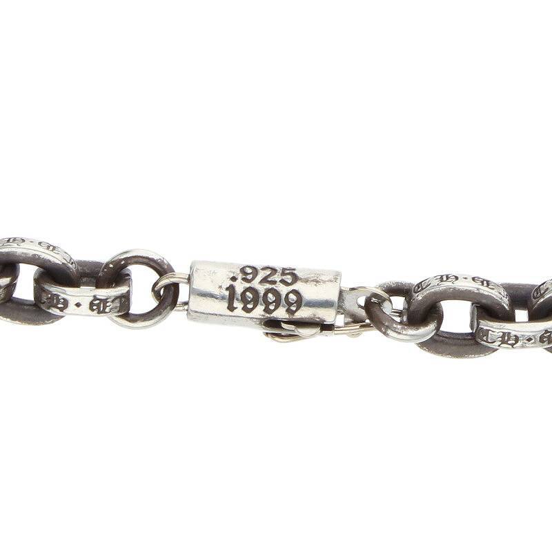 クロムハーツ Chrome Hearts PAPER CHAIN 30/ペーパーチェーン30inch サイズ:30inch シルバーネックレス 中古 NO05_画像4