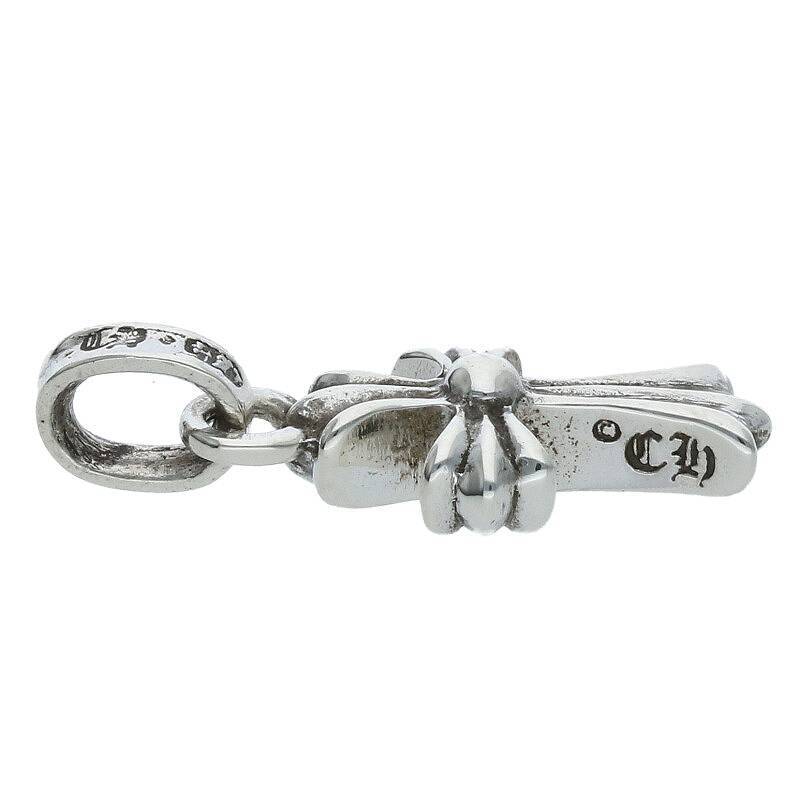 クロムハーツ Chrome Hearts CRS BBYFAT P/DMND A/ベイビーファット PAVEダイヤ/チャーム/シルバーネックレストップ 中古 NO05_画像3