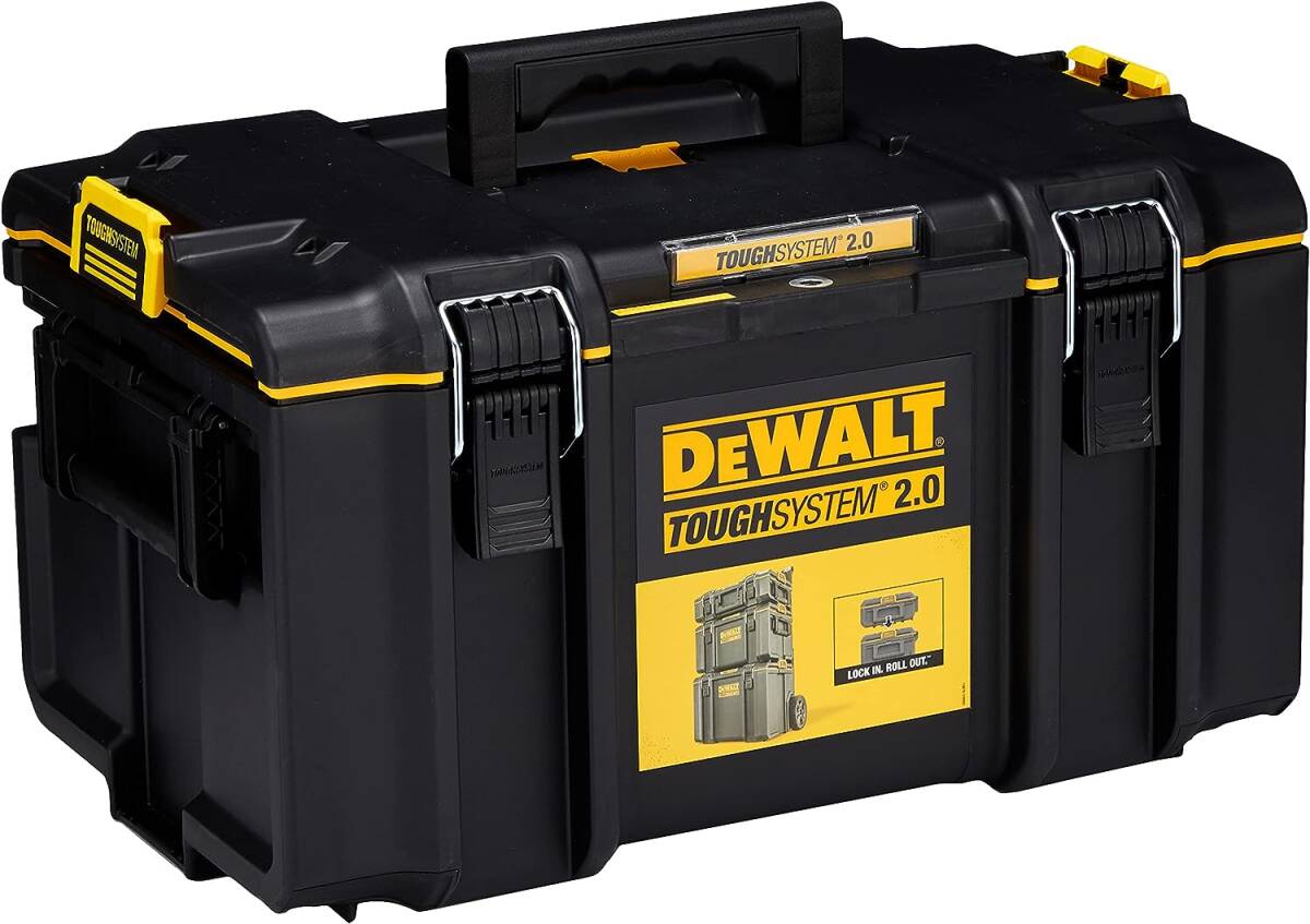  ◆ デウォルト(DeWALT) タフシステム2.0 システム ◆収納BOX Mサイズ 工具箱 ◆ DS300 積み重ね収納 DWST83294-1の画像3
