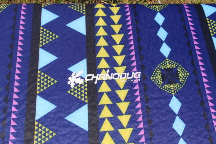 *CHANODUG* double size * Navajo pattern * camping mat * blue * thickness 5.~7.5.* tent mat * sleeping area in the vehicle mat * Hiace 200 series *1