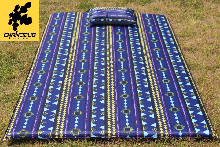 *CHANODUG* double size * Navajo pattern * camping mat * blue * thickness 5.~7.5.* tent mat * sleeping area in the vehicle mat * Hiace 200 series *1