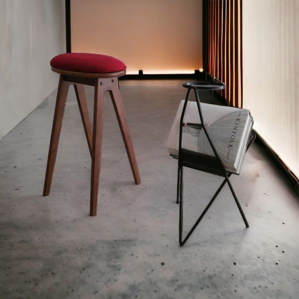 Model. ST011CL Clore Hi stool By Moca / #conran #Actus 展示品 天然木 無垢 北欧 モデルルーム スカンジナビア デンマーク スツールの画像4