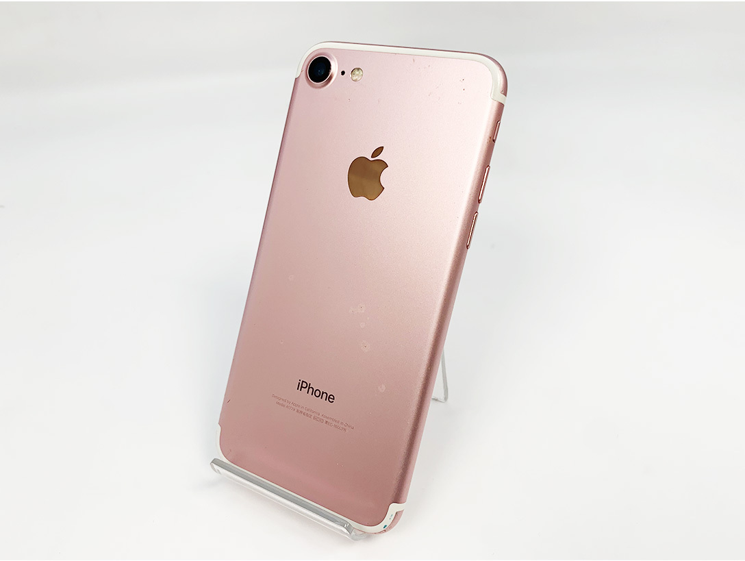 【ジャンク】SIMフリー iPhone7 32GB ローズゴールドの画像2