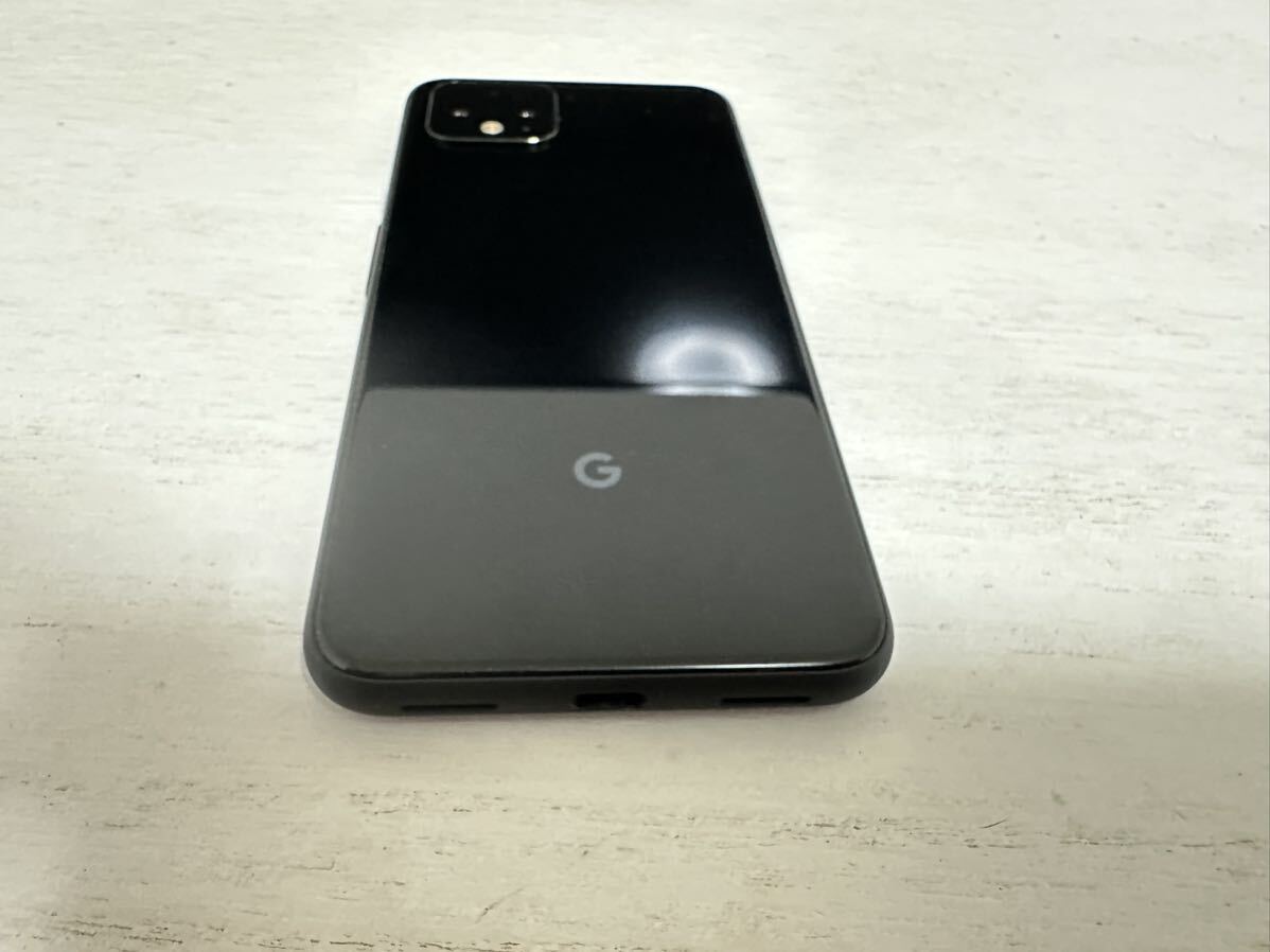 Google Pixel4 64GB Black グーグル ピクセル4 本体 純正ケース付の画像5