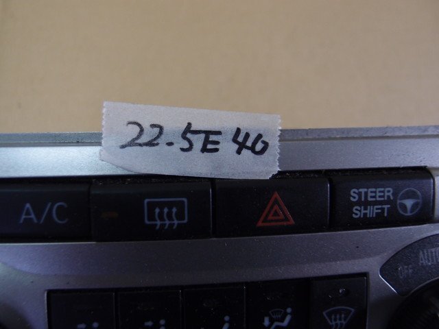 ダイハツ ムーヴ L160S H16年 エアコン スイッチ パネル 22-5E40の画像2