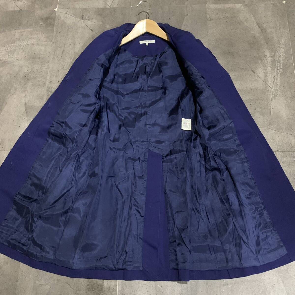 A ▼ 都会のカジュアルウェア '着心地抜群' CARVEN カルバン コットン100% トレンチコート size:36 レディース アウター 婦人服 BLUE_画像5