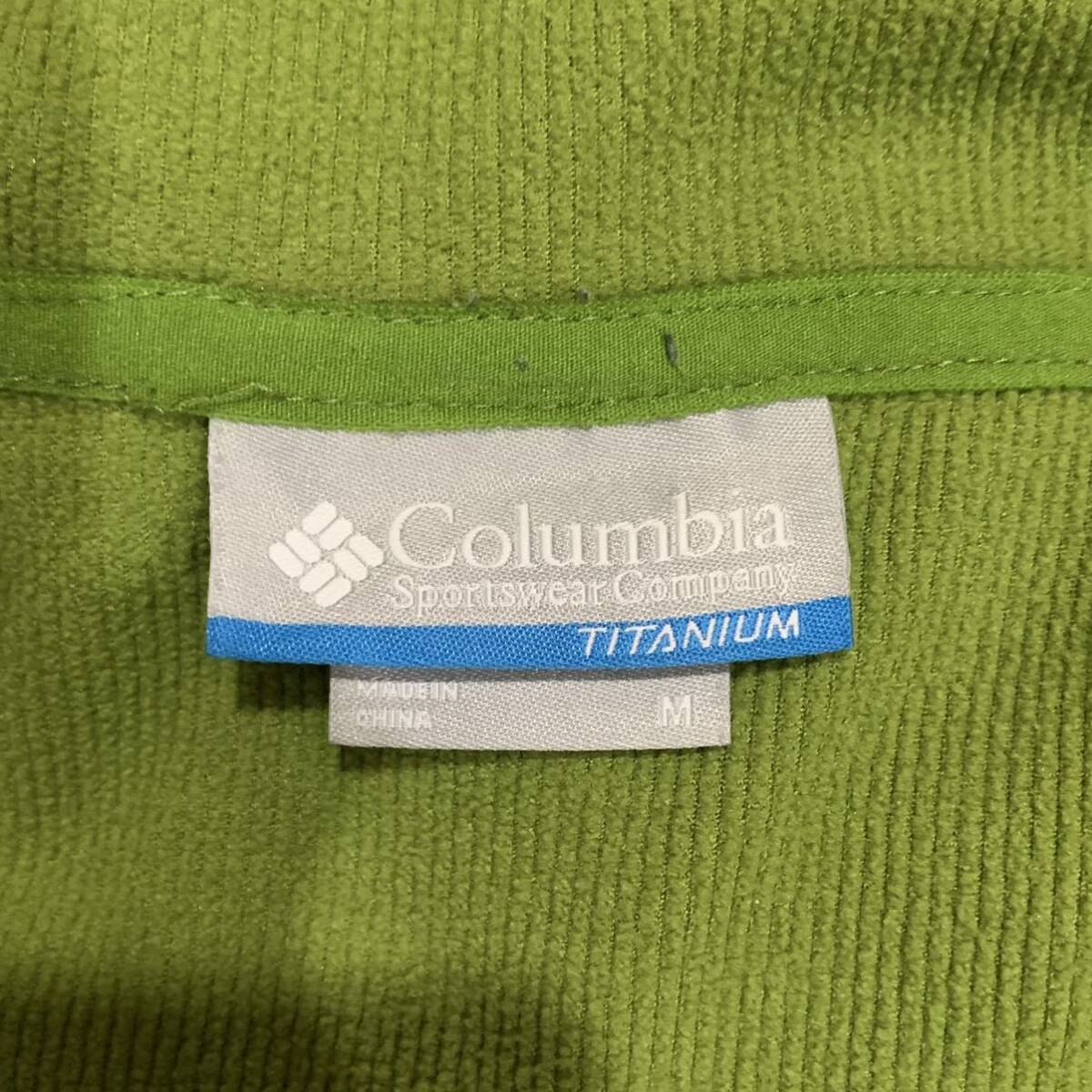 E ▼ 都会のアウトドアウェア '着心地抜群' Columbia コロンビア TITANIUM ジップアップ ストレッチ パーカ / フーディ size:M レディースの画像8