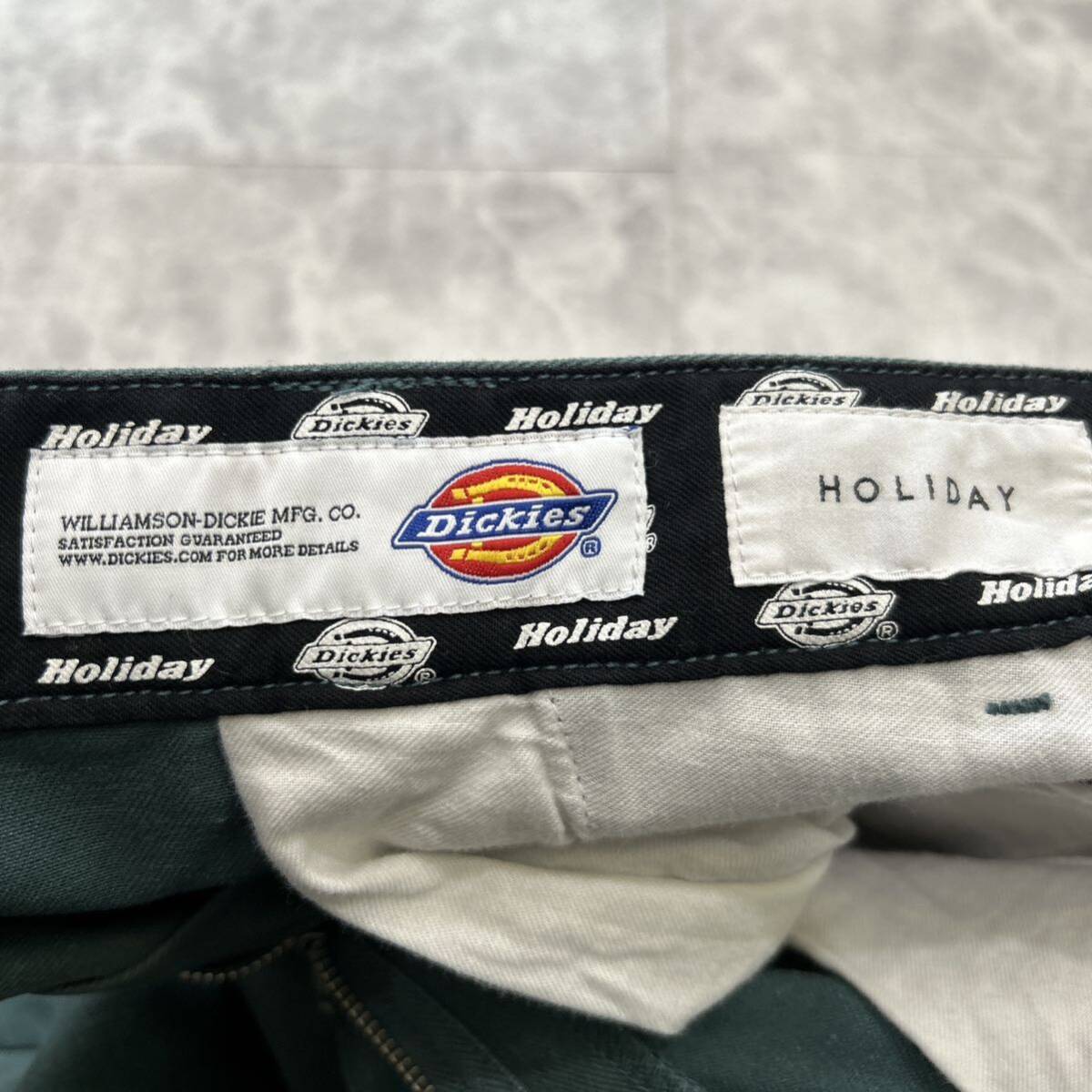 EE ■ 洗礼されたデザイン '履き心地抜群' Dickies ディッキーズ HOLIDAY ブーツカット ワークパンツ / チノパン size1 婦人服 ボトムス _画像7