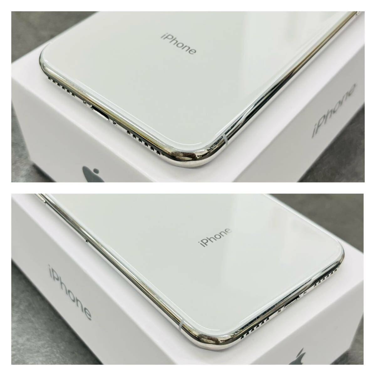 100% iPhone X Silver 256 GB SIMフリー　本体_画像5