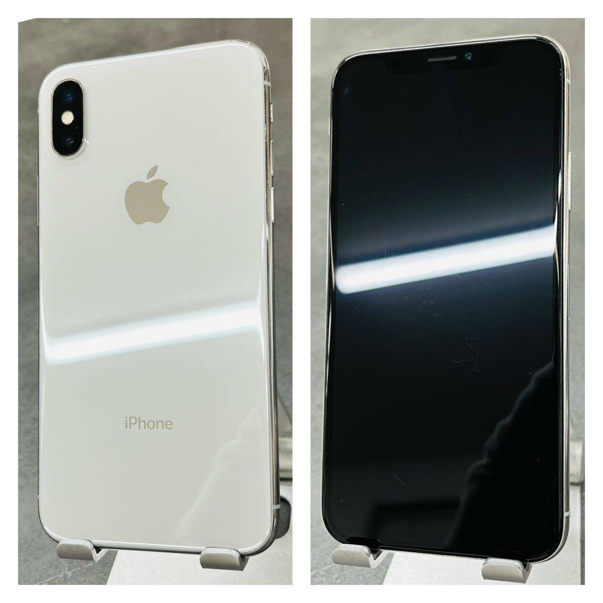 100% iPhone X Silver 256 GB SIMフリー　本体_画像7