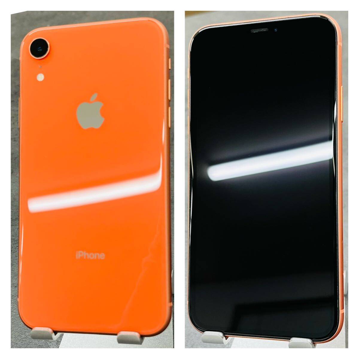 A 新品電池　iPhone XR Coral 64 GB SIMフリー　本体_画像6
