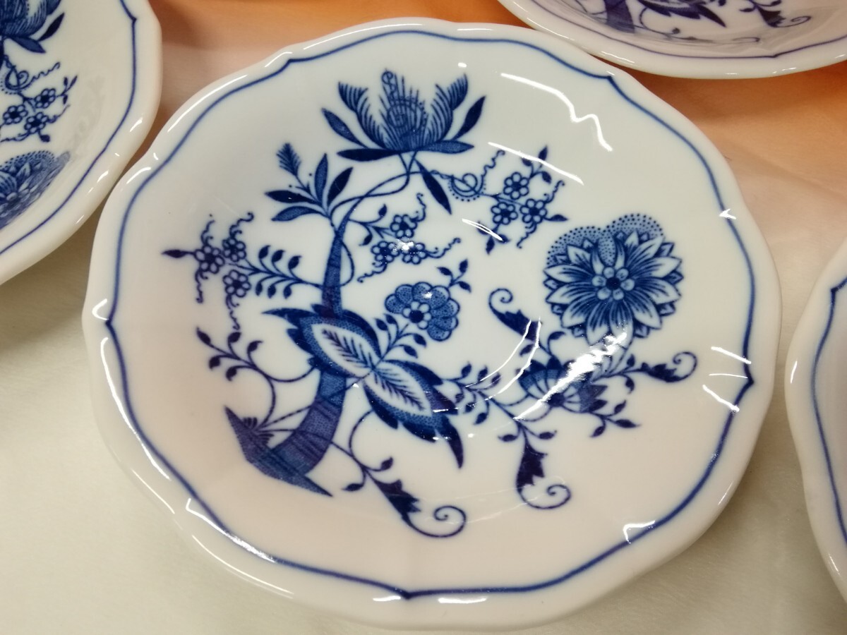 g_t U490 ☆cesky porcelan チェスキーポーセリン ORIGINAL KARLSBADER ZWIEBELMUSTER カップ＆ソーサー 6客 洋食器 【長期保管品】_画像7