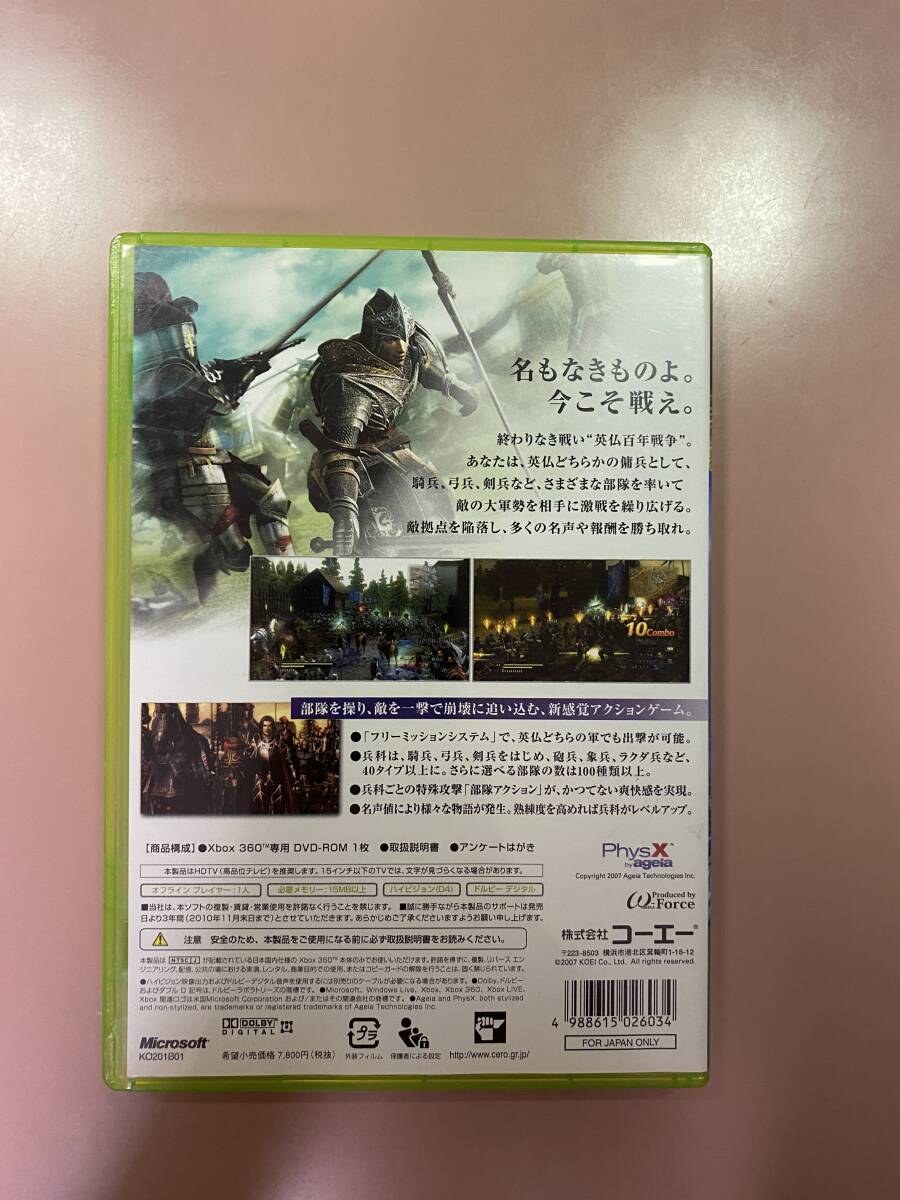 Xbox360★ブレイドストーム★used☆Blade storm☆import Japan JPの画像3