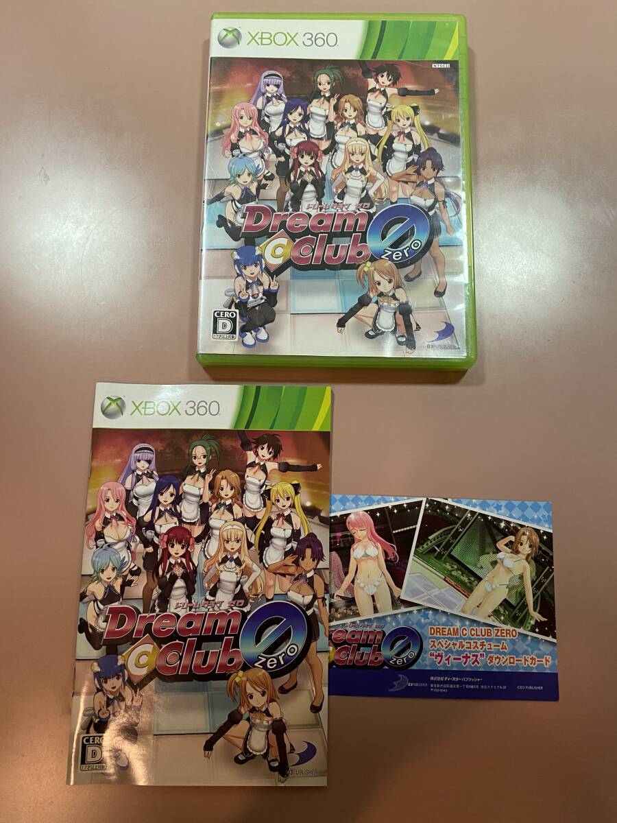 特典カード付 Xbox360★ドリームクラブゼロ★used☆Dream Club Zero☆import Japan_画像1
