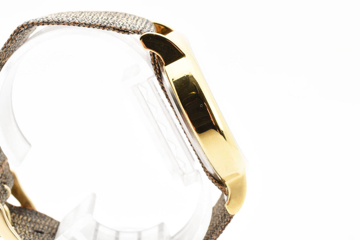 1円〜 美品 TIMEX タイメックス 腕時計 ウィークエンダー メタリック ゴールド系 ブラウン系 メンズ レディースの画像7